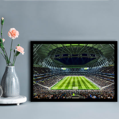 Tottenham Spurs Stadium, Stadium Canvas, Sport Art, Gift for him, Framed Art Print Wall Decor, Picture Framed