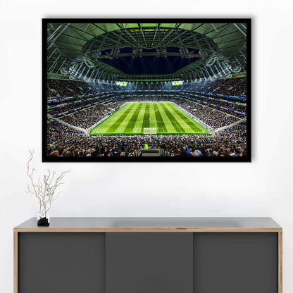 Tottenham Spurs Stadium, Stadium Canvas, Sport Art, Gift for him, Framed Art Print Wall Decor, Picture Framed