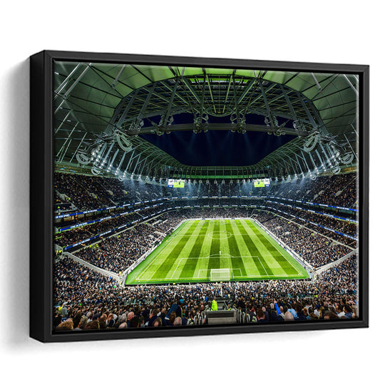 Tottenham Spurs Stadium, Stadium Canvas, Sport Art, Framed Canvas Print Wall Art, Floating Frame
