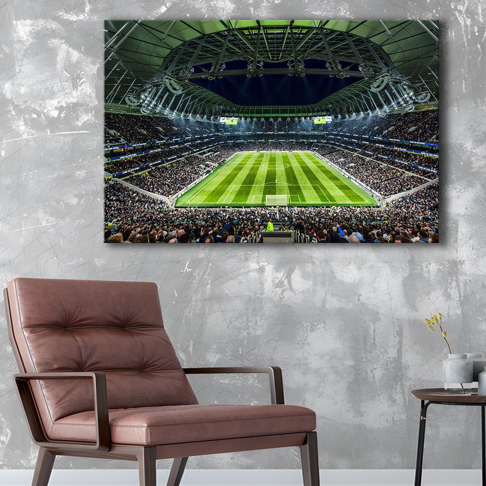 Tottenham Spurs Stadium, Stadium Canvas, Sport Art, Gift for him, Man Cave Decor, Art Print, Canvas Print Wall Art
