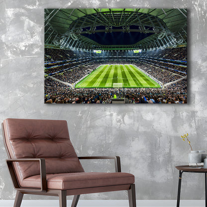 Tottenham Spurs Stadium, Stadium Canvas, Sport Art, Gift for him, Man Cave Decor, Art Print, Canvas Print Wall Art