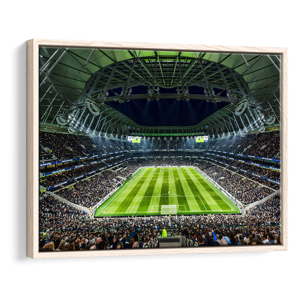 Tottenham Spurs Stadium, Stadium Canvas, Sport Art, Framed Canvas Print Wall Art, Floating Frame