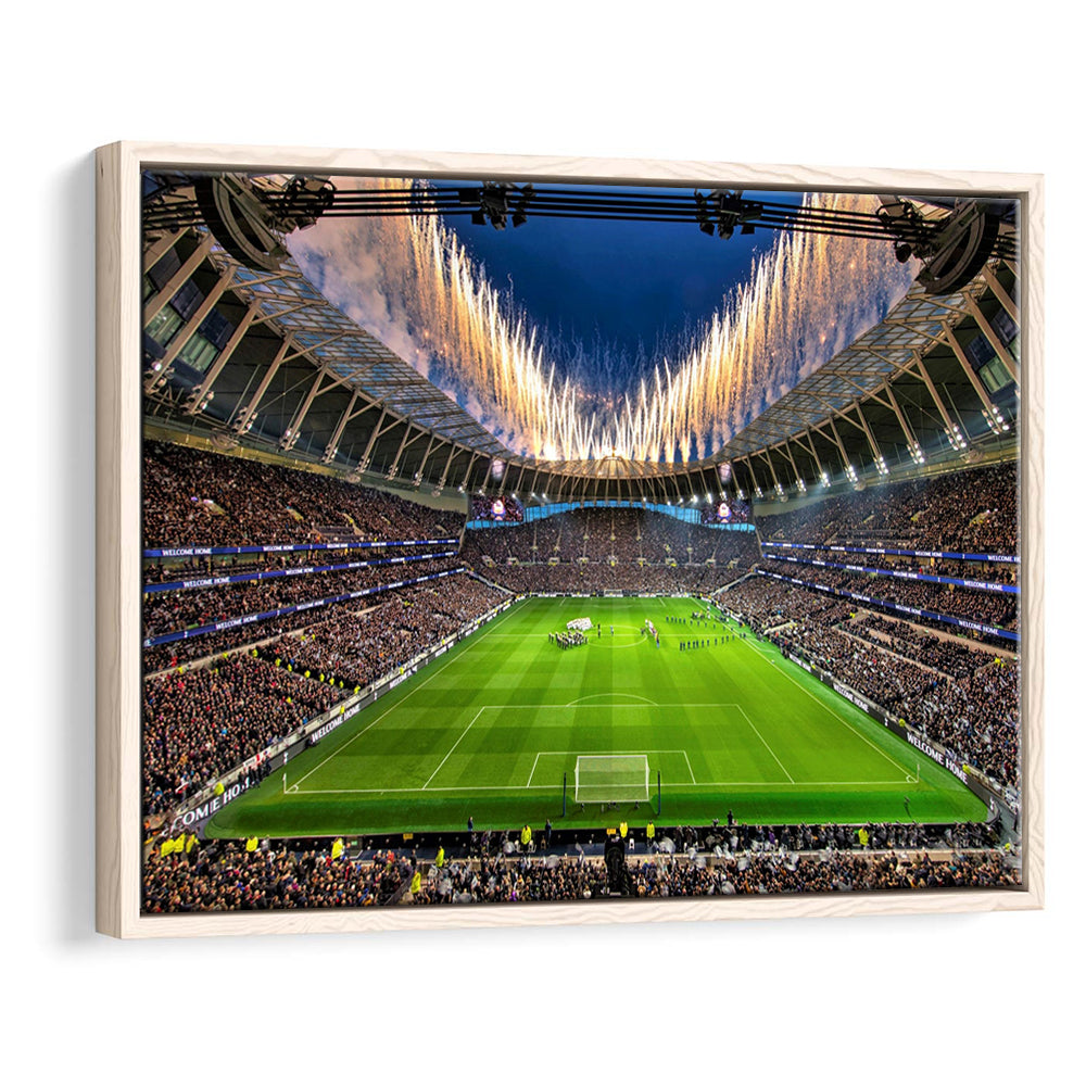 Tottenham hotspur Stadium, Stadium Canvas, Sport Art, Framed Canvas Print Wall Art, Floating Frame
