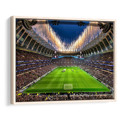 Tottenham hotspur Stadium, Stadium Canvas, Sport Art, Framed Canvas Print Wall Art, Floating Frame
