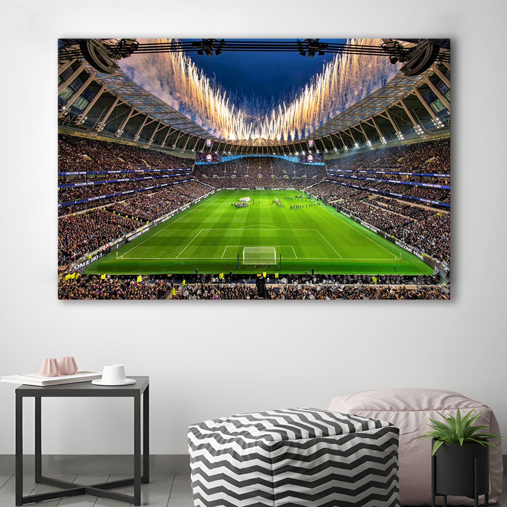 Tottenham hotspur Stadium, Stadium Canvas, Sport Art, Gift for him, Man Cave Decor, Art Print, Canvas Print Wall Art