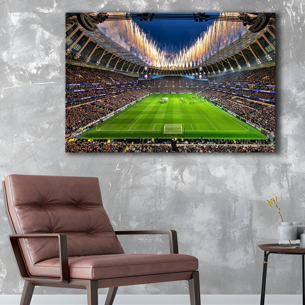 Tottenham hotspur Stadium, Stadium Canvas, Sport Art, Gift for him, Man Cave Decor, Art Print, Canvas Print Wall Art