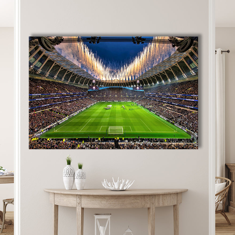 Tottenham hotspur Stadium, Stadium Canvas, Sport Art, Gift for him, Man Cave Decor, Art Print, Canvas Print Wall Art