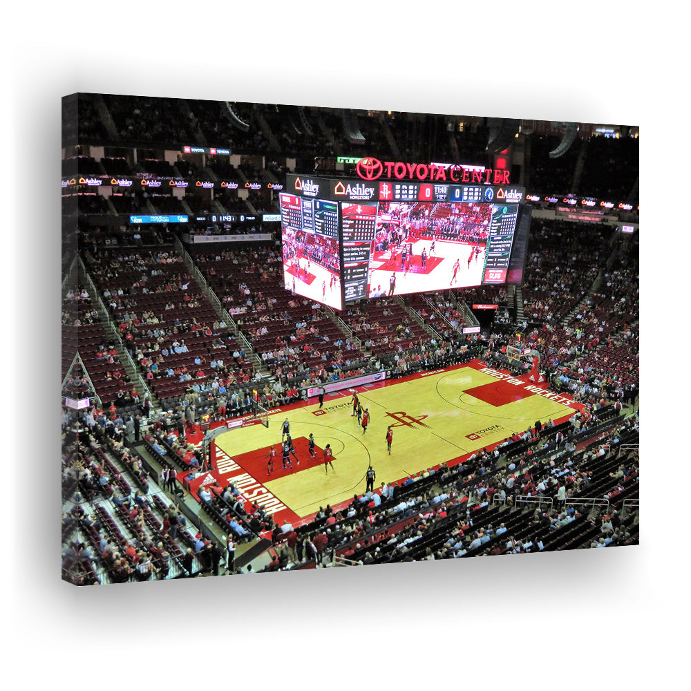 Toyota Center Arena, Stadium Canvas, Sport Art, Gift for him, Man Cave Decor, Art Print, Canvas Print Wall Art