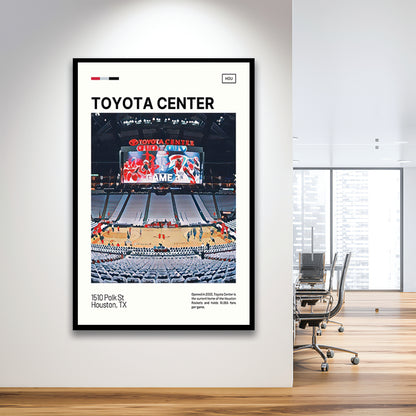Toyota Center Print, Houston Rockets Stadium Art, Gifts for him, Sport Art, Framed Art Print Wall Decor