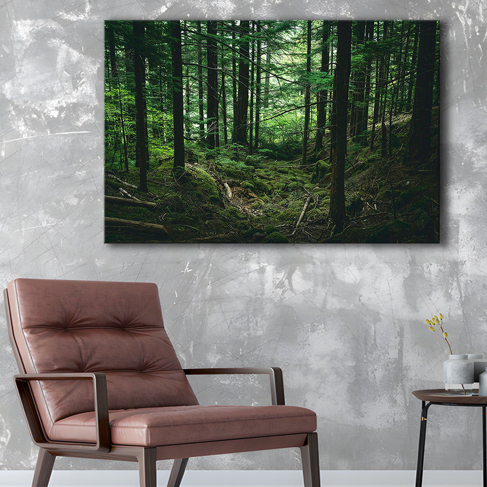 Tree Canvas Print Forest Wall Decor Large Tree Art, Canvas Print Wall Art, Wall Decor, Painting Canvas