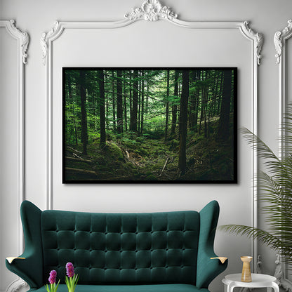 Tree canvas print Forest wall decor Large tree art, Framed Art Print Wall Decor, Picture Framed