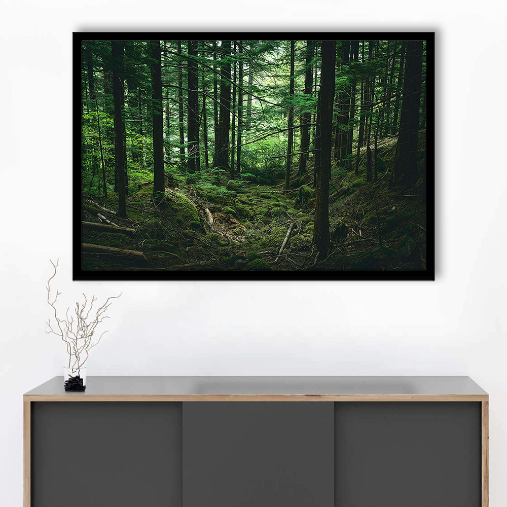 Tree canvas print Forest wall decor Large tree art, Framed Art Print Wall Decor, Picture Framed