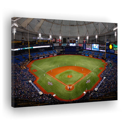Tropicana Field, Stadium Canvas, Sport Art, Gift for him, Man Cave Decor, Art Print, Canvas Print Wall Art