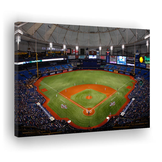 Tropicana Field, Stadium Canvas, Sport Art, Gift for him, Man Cave Decor, Art Print, Canvas Print Wall Art