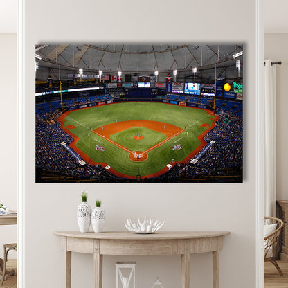 Tropicana Field, Stadium Canvas, Sport Art, Gift for him, Man Cave Decor, Art Print, Canvas Print Wall Art