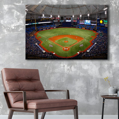 Tropicana Field, Stadium Canvas, Sport Art, Gift for him, Man Cave Decor, Art Print, Canvas Print Wall Art