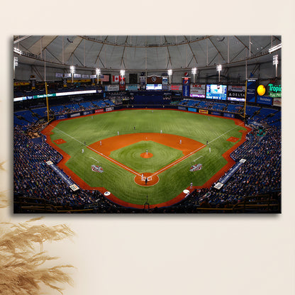 Tropicana Field, Stadium Canvas, Sport Art, Gift for him, Man Cave Decor, Art Print, Canvas Print Wall Art