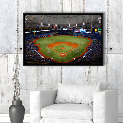 Tropicana Field, Stadium Canvas, Sport Art, Framed Canvas Print Wall Art, Floating Frame