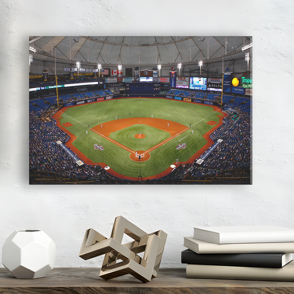 Tropicana Field, Stadium Canvas, Sport Art, Gift for him, Man Cave Decor, Art Print, Canvas Print Wall Art