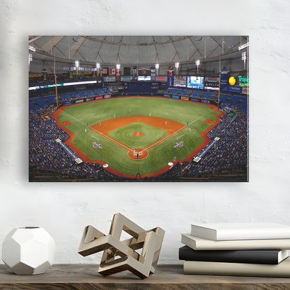 Tropicana Field, Stadium Canvas, Sport Art, Gift for him, Man Cave Decor, Art Print, Canvas Print Wall Art