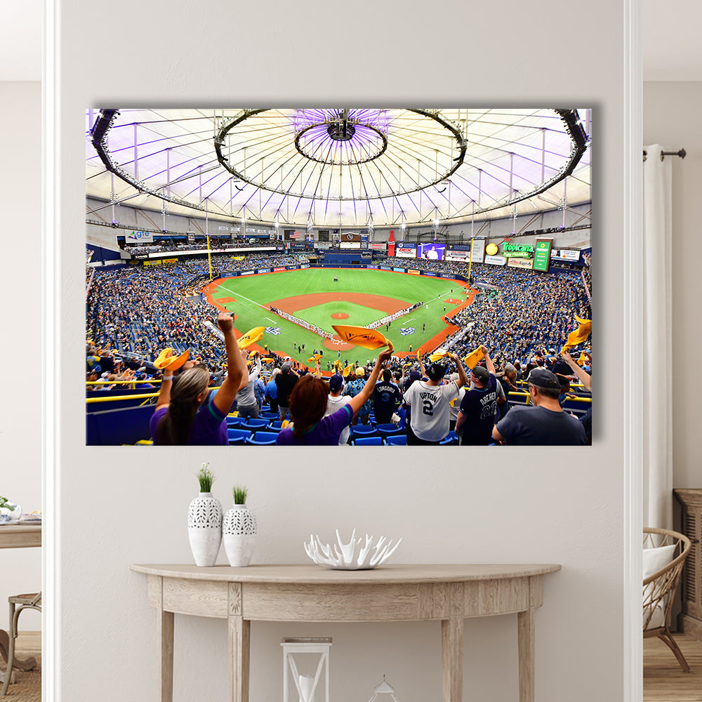 Tropicana Field Stadium, Stadium Canvas, Sport Art, Gift for him, Man Cave Decor, Art Print, Canvas Print Wall Art