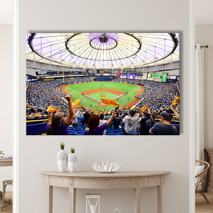 Tropicana Field Stadium, Stadium Canvas, Sport Art, Gift for him, Man Cave Decor, Art Print, Canvas Print Wall Art