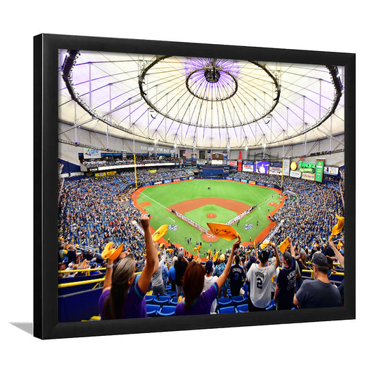 Tropicana Field Stadium, Stadium Canvas, Sport Art, Gift for him, Framed Art Print Wall Decor, Picture Framed