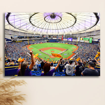 Tropicana Field Stadium, Stadium Canvas, Sport Art, Gift for him, Man Cave Decor, Art Print, Canvas Print Wall Art