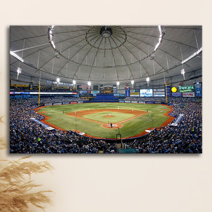 Tropicana Field in Florida, Stadium Canvas, Sport Art, Gift for him, Man Cave Decor, Art Print, Canvas Print Wall Art