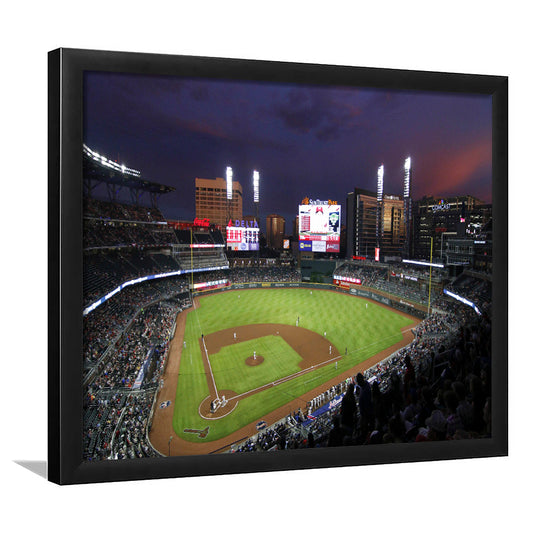 Truist Ball Park in Georgia, Stadium Canvas, Sport Art, Gift for him, Framed Art Print Wall Decor, Picture Framed