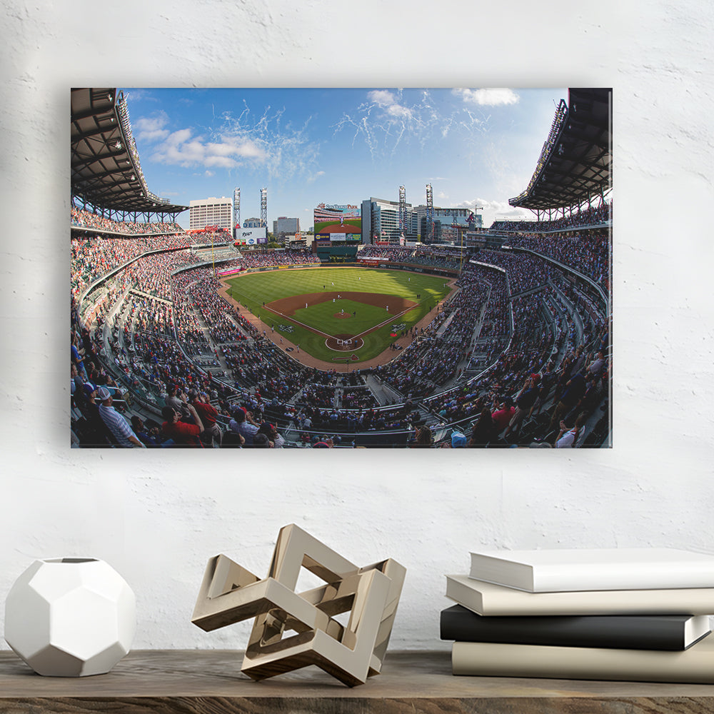 Truist Park Stadium, Stadium Canvas, Sport Art, Gift for him, Man Cave Decor, Art Print, Canvas Print Wall Art