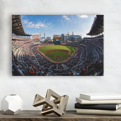 Truist Park Stadium, Stadium Canvas, Sport Art, Gift for him, Man Cave Decor, Art Print, Canvas Print Wall Art