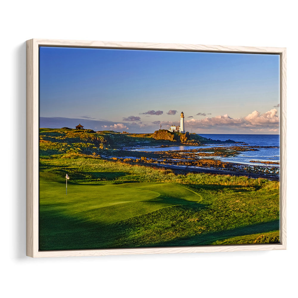 Turnberry Golf Club, Alisa Course Hole 10R, Turnberry, Scotland, Floating Framed Canvas Print Wall Art