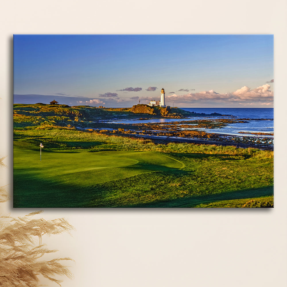 Turnberry Golf Club, Alisa Course Hole 10R, Turnberry, Scotland, Golf Art Print,Gifts Golf Lover