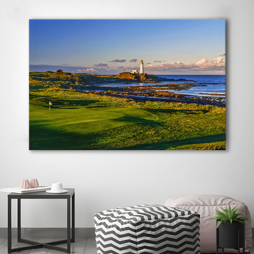 Turnberry Golf Club, Alisa Course Hole 10R, Turnberry, Scotland, Golf Art Print,Gifts Golf Lover