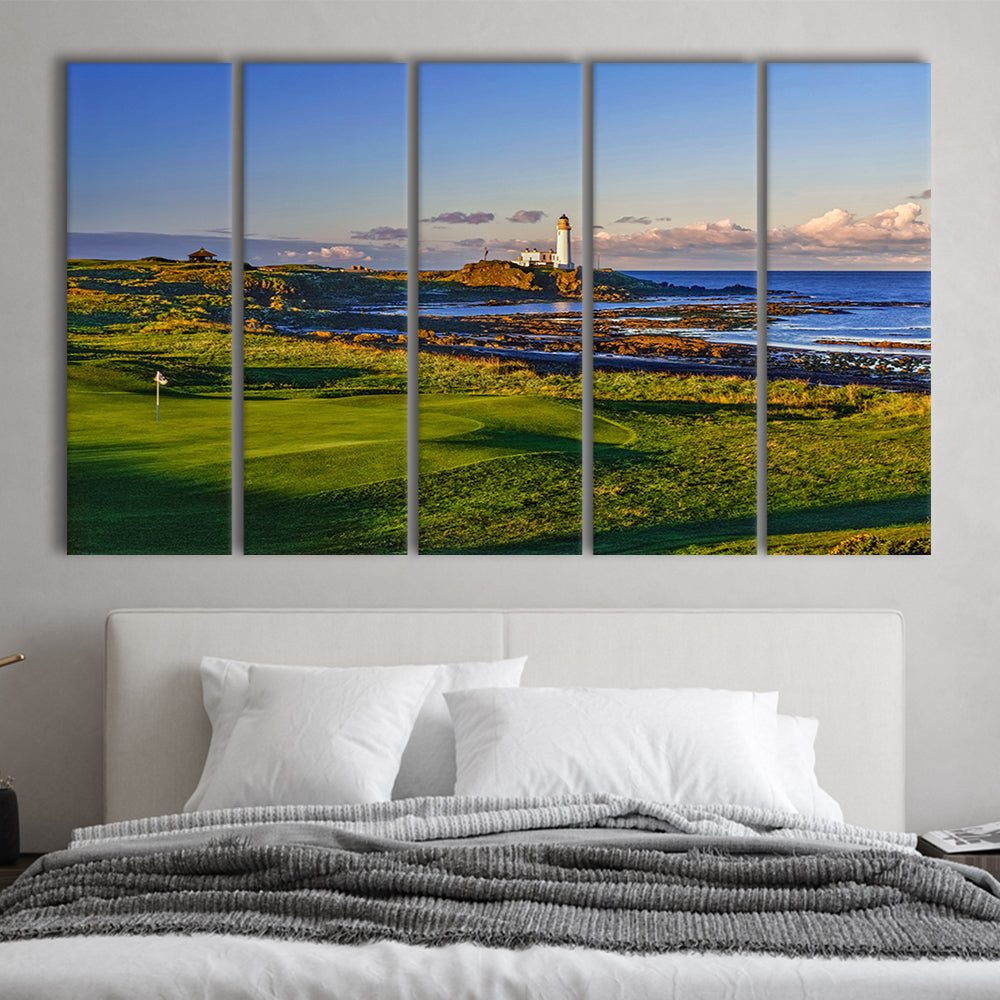Turnberry Golf Club, Alisa Course Hole 10R, Turnberry, Scotland, Extra Large Canvas Print Wall Art