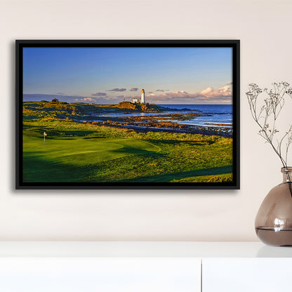 Turnberry Golf Club, Alisa Course Hole 10R, Turnberry, Scotland, Floating Framed Canvas Print Wall Art