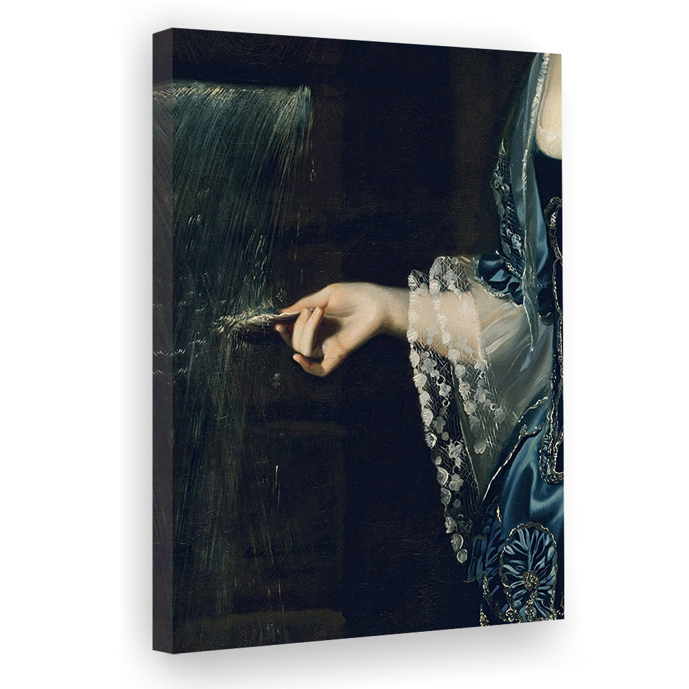 Under the Waterfall Vintage Victorian Woman Art Print Antique Art, Canvas Print Wall Art, Wall Decor, Painting Canvas