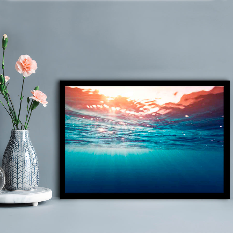 Underwater Photo Art Prints – Large Wall Decor For Over The Bed, Framed Art Print, Picture Framed