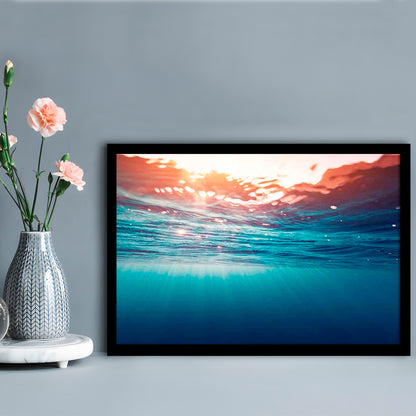 Underwater Photo Art Prints – Large Wall Decor For Over The Bed, Framed Art Print, Picture Framed