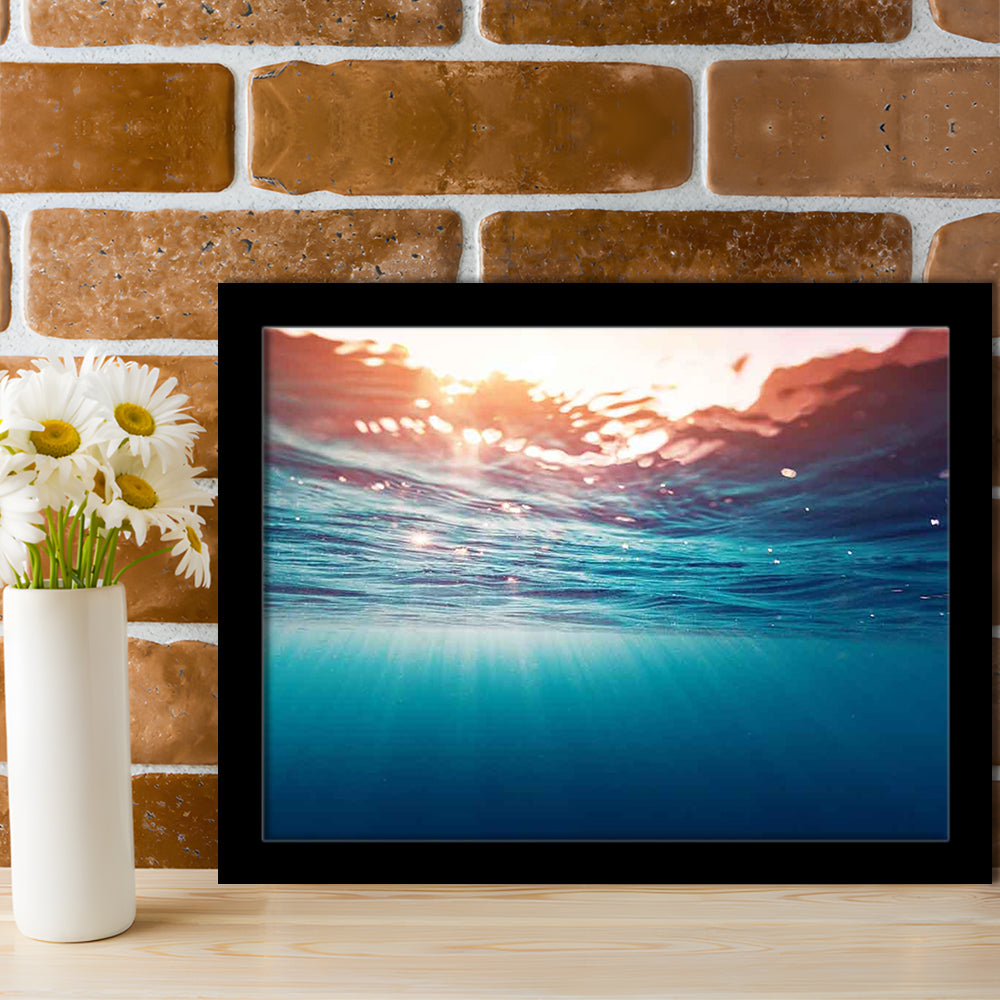 Underwater Photo Art Prints – Large Wall Decor For Over The Bed, Framed Art Print, Picture Framed