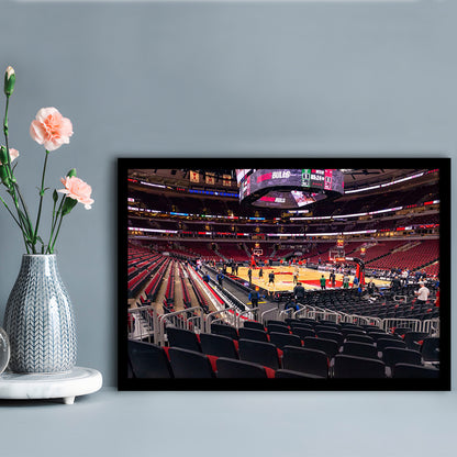 United Center Chicago, Stadium Canvas, Sport Art, Gift for him, Framed Art Print Wall Decor, Picture Framed