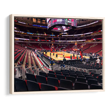 United Center Chicago, Stadium Canvas, Sport Art, Framed Canvas Print Wall Art, Floating Frame
