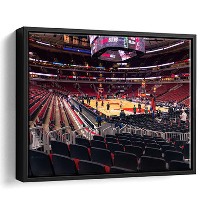 United Center Chicago, Stadium Canvas, Sport Art, Framed Canvas Print Wall Art, Floating Frame