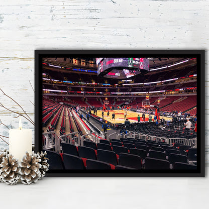 United Center Chicago, Stadium Canvas, Sport Art, Framed Canvas Print Wall Art, Floating Frame