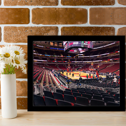 United Center Chicago, Stadium Canvas, Sport Art, Gift for him, Framed Art Print Wall Decor, Picture Framed
