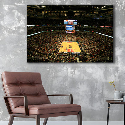 United Center, Stadium Canvas, Sport Art, Gift for him, Man Cave Decor, Art Print, Canvas Print Wall Art