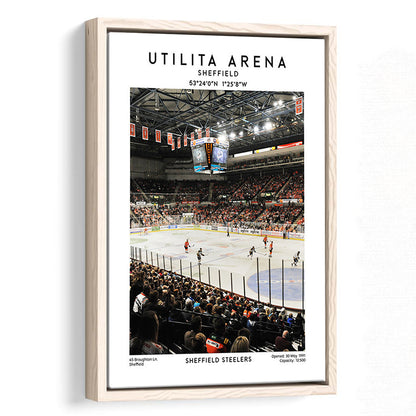 Utilita Arena, Sheffield Steelers Hockey Stadium Wall Art, Sport Art Print, Framed Canvas Prints Wall Art