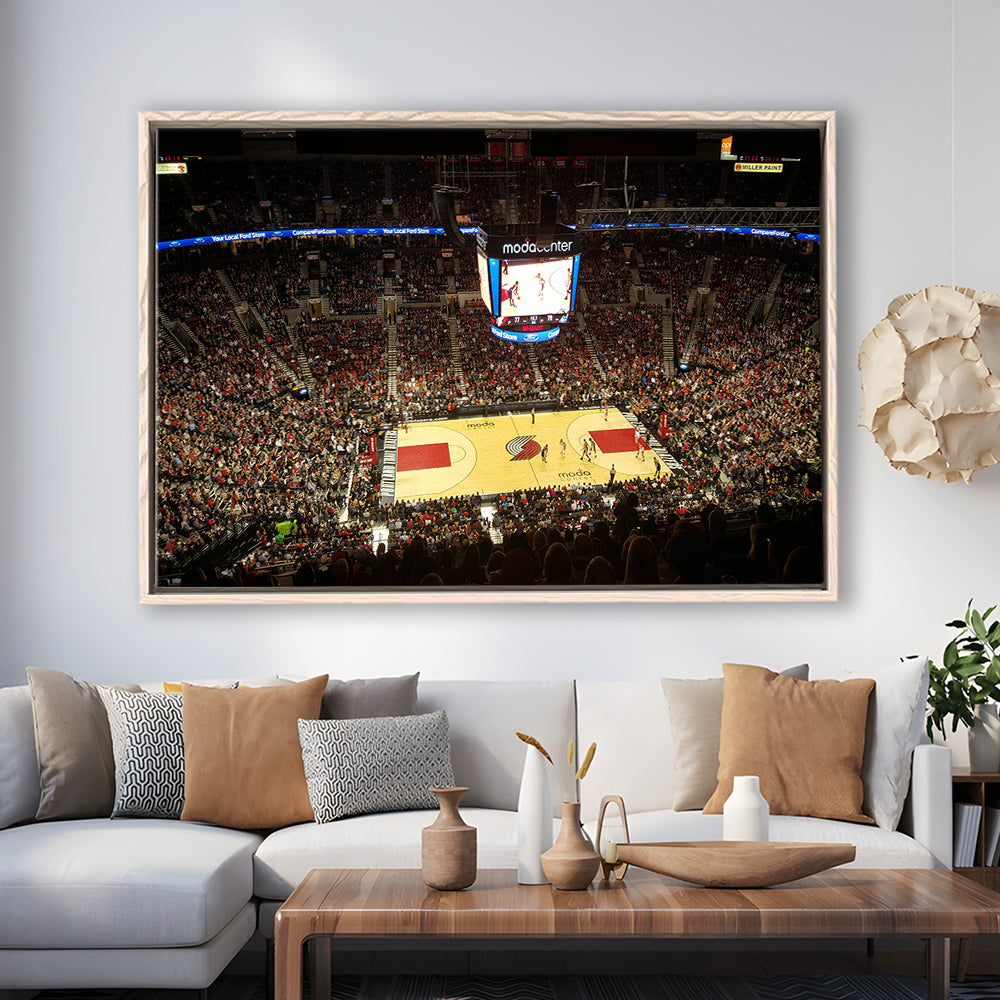 Value City Arena, Stadium Canvas, Sport Art, Framed Canvas Print Wall Art, Floating Frame