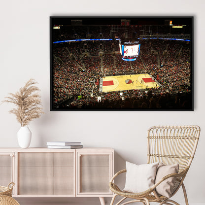 Value City Arena, Stadium Canvas, Sport Art, Framed Canvas Print Wall Art, Floating Frame